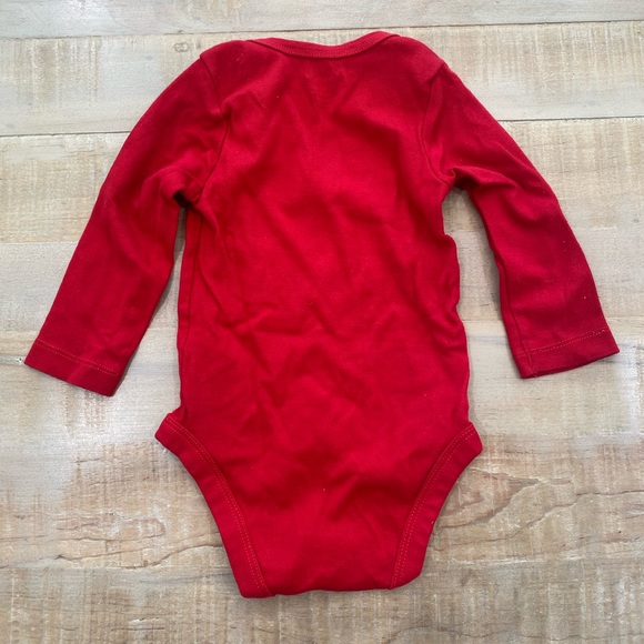 Carters My First Visit from SANTA Christmas onesie - Picture 6 of 6